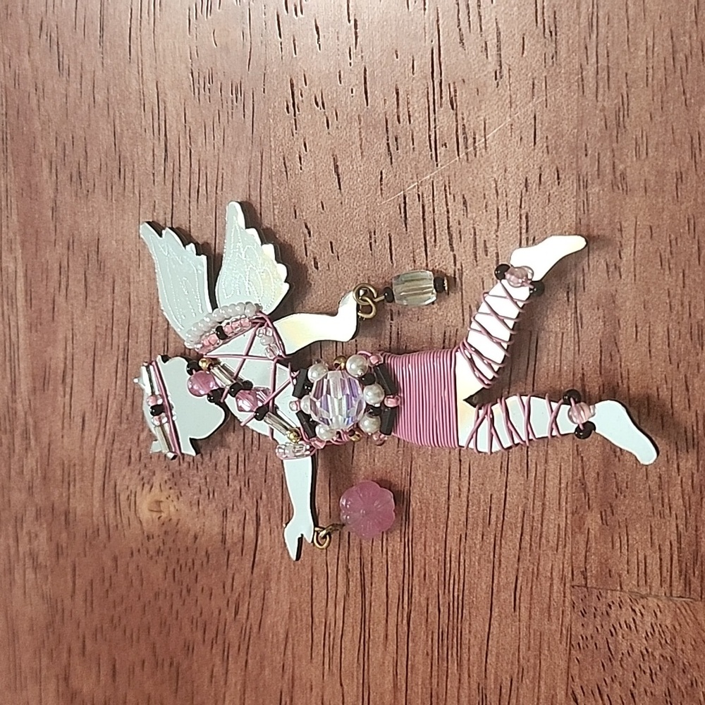 Vintage 1990 Liztech Angel Pin